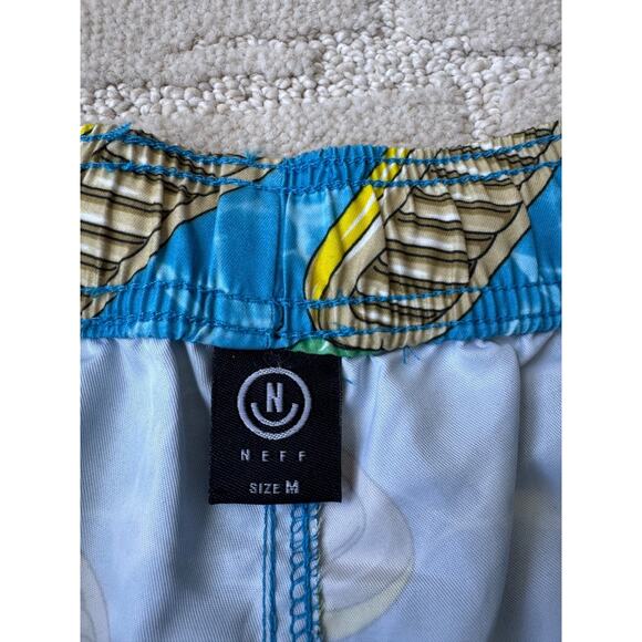 Neff Swim Trunks Pineapple Float Board Shorts - Picture 3 of 7